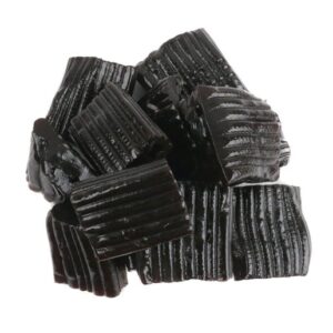 Gerrit Finnska Black Licorice Ripples Bites  7.7lb Bag Bulk